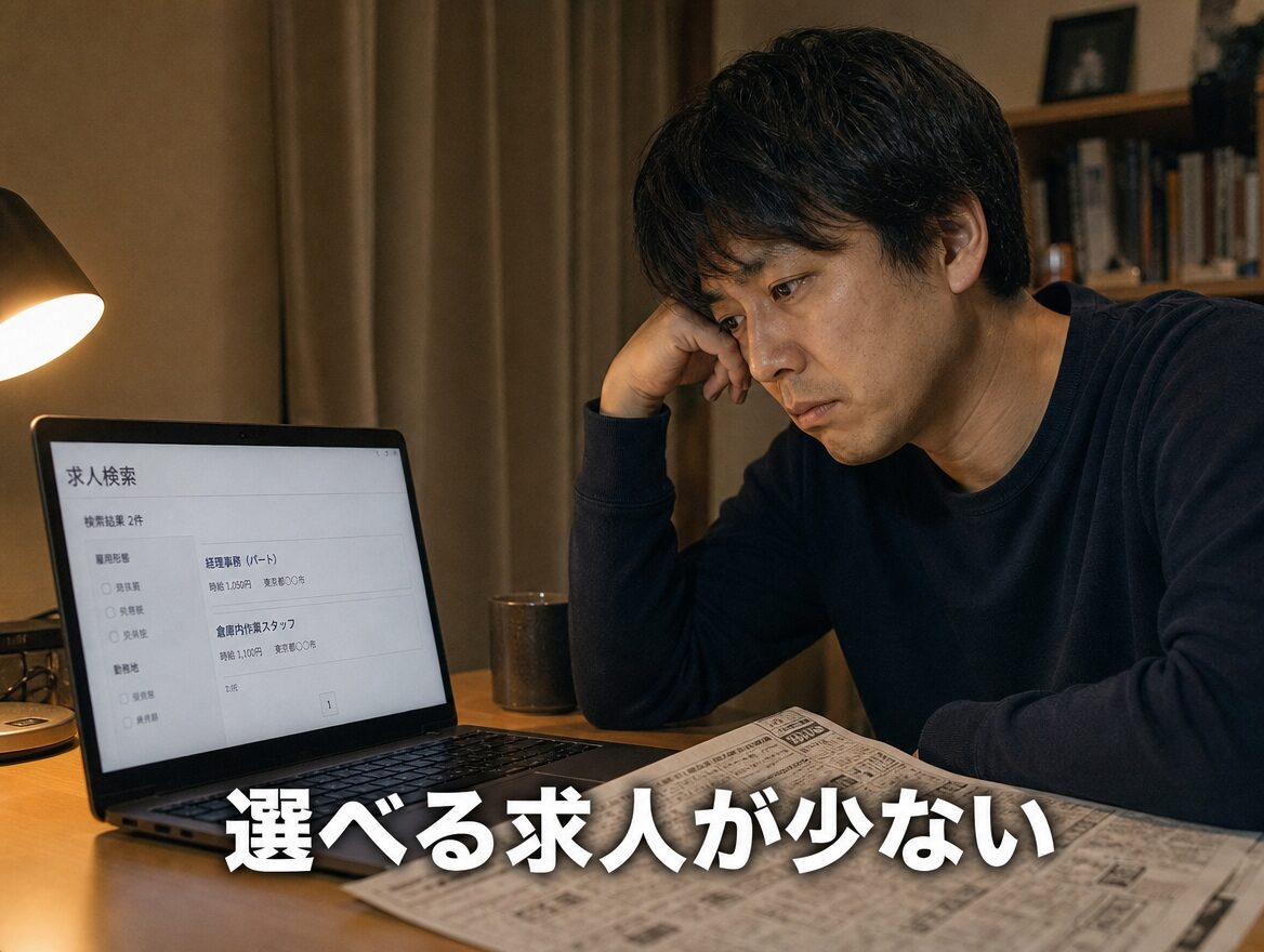 転職 オンライン 30代 男性 選べる求人が少ない