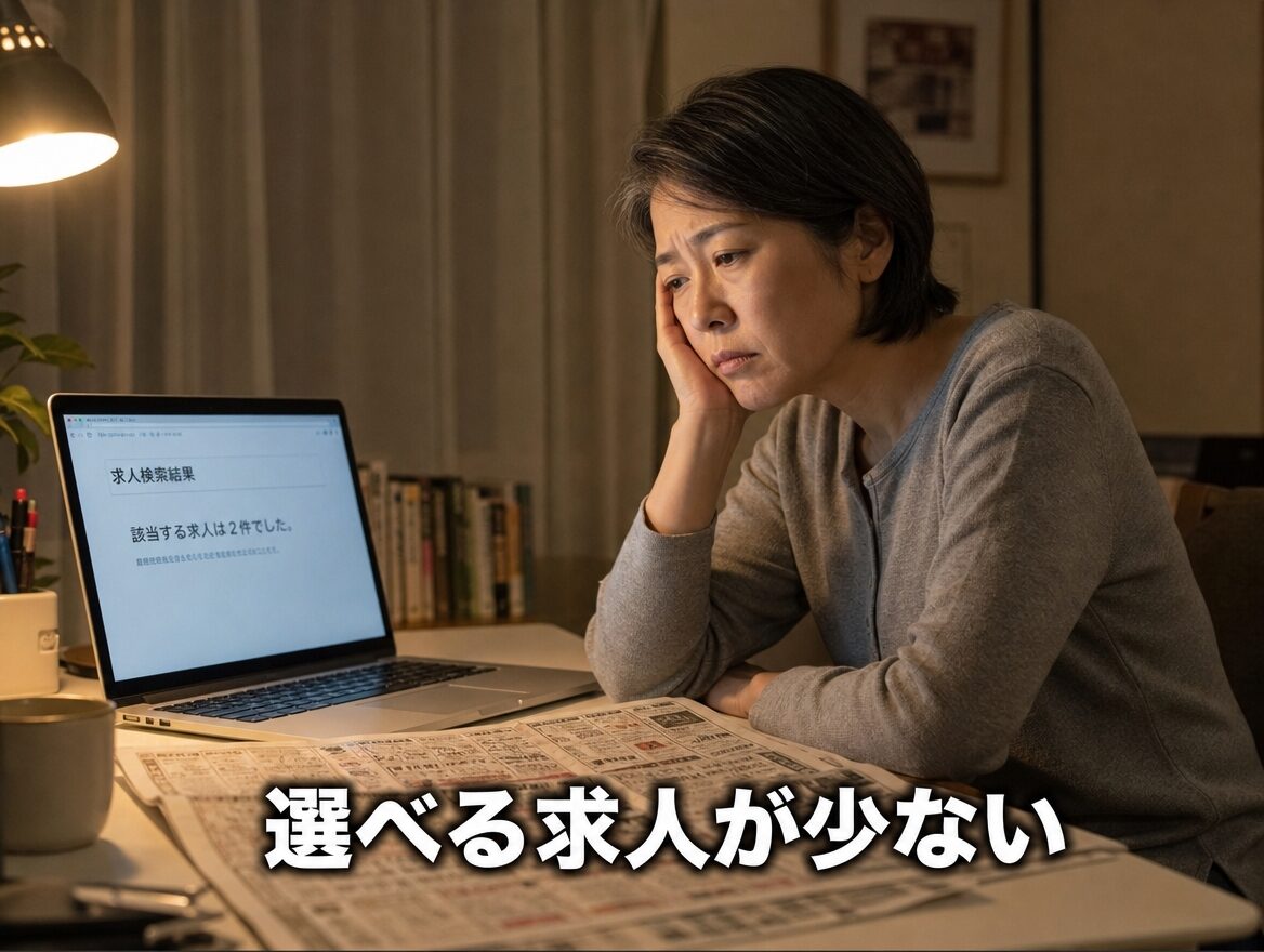 転職 オンライン 40代 女性 選べる求人が少ない