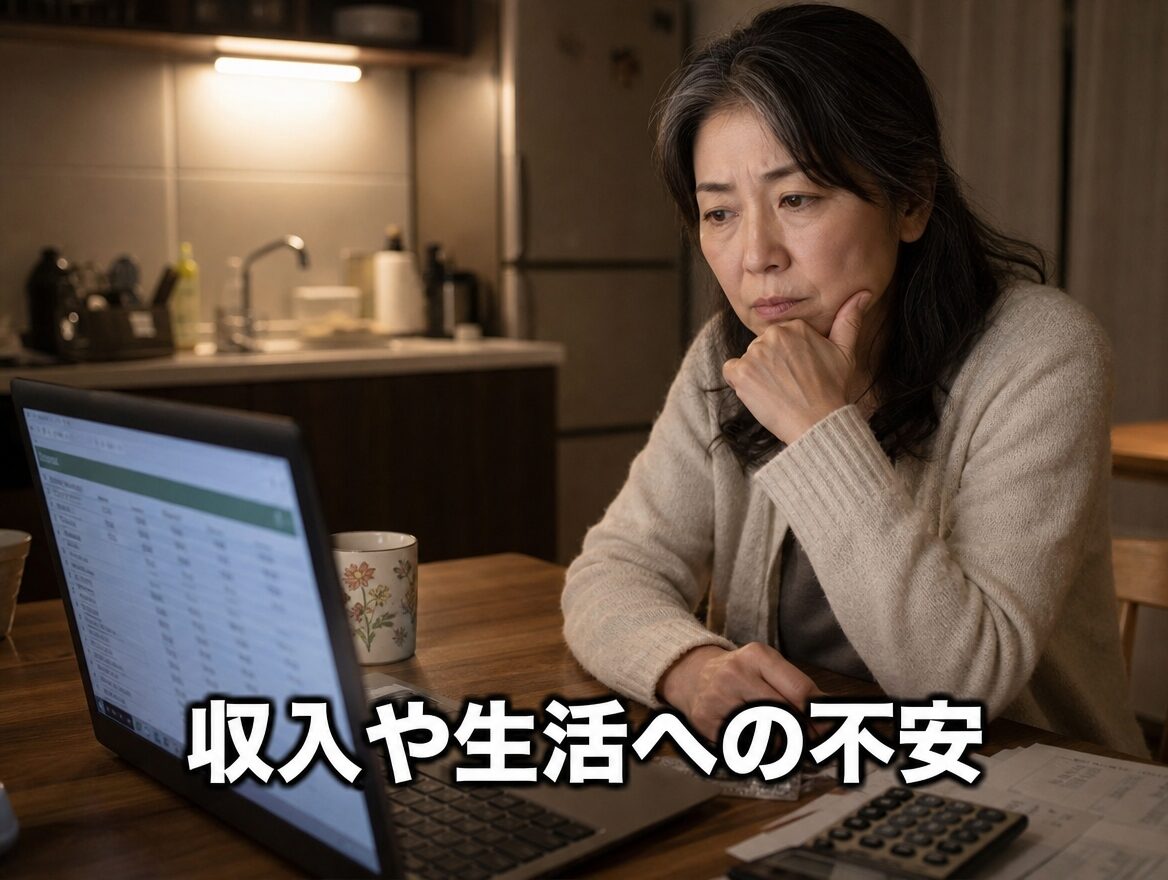 転職 オンライン 40代 女性 収入の不安