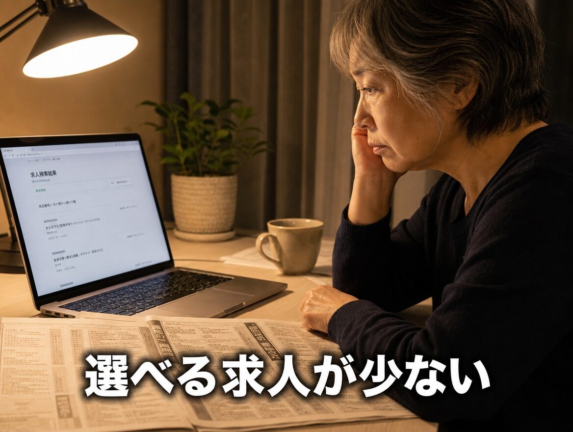 転職 オンライン 50代 女性 選べる求人が少ない