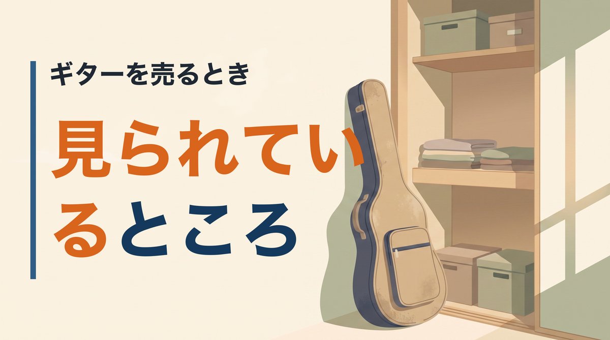 エレキギターを売るときの相場。値段が変わるのはどこを見られているからか