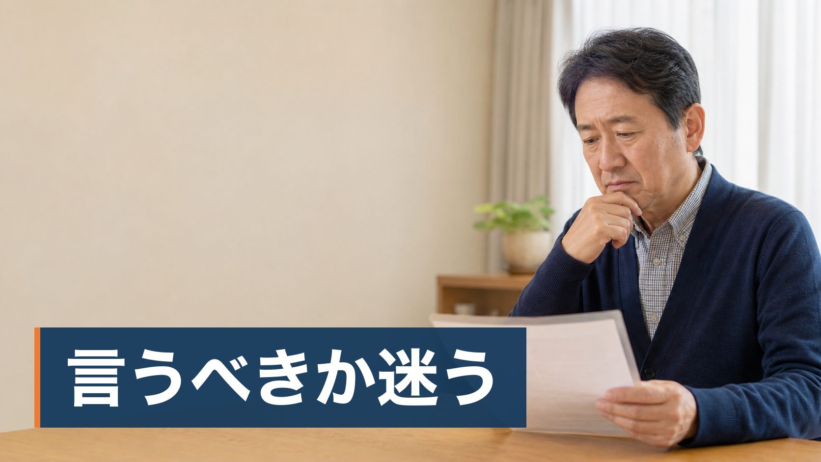 相続または所有している物件で人が亡くなっていて、売るときにどこまで伝えるべきか迷っている人が書類を手に迷っている様子